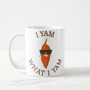 Ich bin was ich bin T-Shirt - Lustiges Yam-Tee Kaffeetasse
