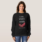 ICH BIN, WAS ICH NYAM Liebe Sweet Potato Paare Sweatshirt (Vorne ganz)