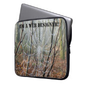Ich bin Web-Designer! Laptop Sleeve (Vorderseite Links)