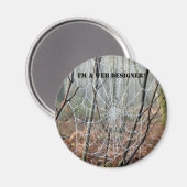 Ich bin Web-Designer! Magnet (Vorderseite/Rückseite)
