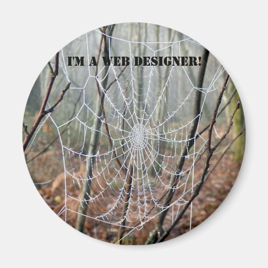 Ich bin Web-Designer! Magnet (Vorne)