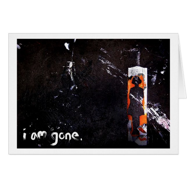 Ich bin weg. (Vorderseite (Horizontal))