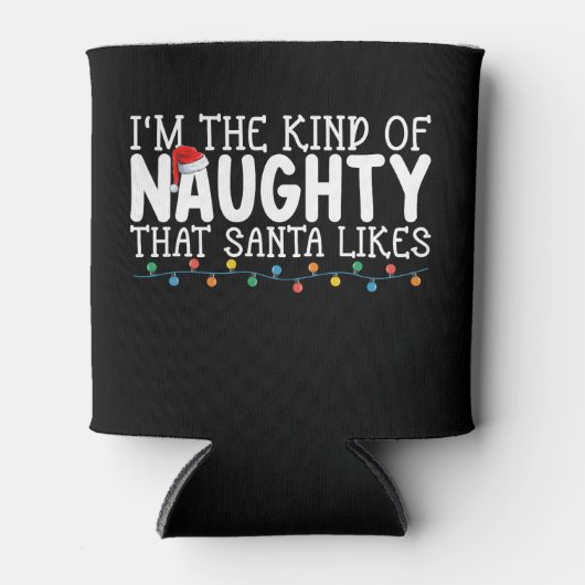 Ich bin Weihnachten, wie verrückte Weihnachten. Dosenkühler (Vorderseite)