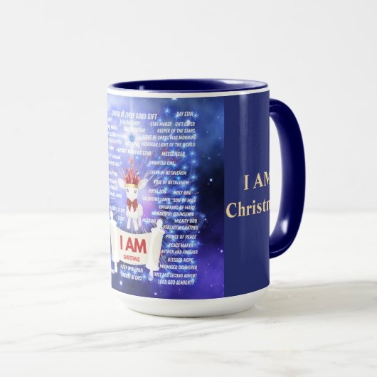 Ich bin Weihnachtskaffee-Tasse Tasse (VorderseiteRechts)