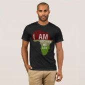 Ich bin, weil wir sind - Afrika-Shirt T-Shirt (Vorne ganz)
