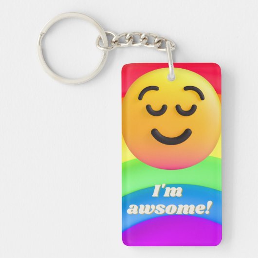 Ich bin weinige schlüsselanhänger (Vorderseite)