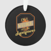 Ich bin Welder Ornament (Vorderseite)