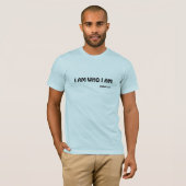 ICH BIN WER ICH BIN Biokoziffer T-Shirt (Vorne ganz)