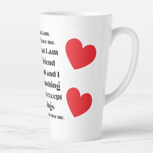 Ich bin, wer ich bin Sammlung. Milchtasse (Rechts)