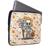 Ich bin wie buchstäblich tot Spooktacular Fun Hall Laptopschutzhülle (Vorne Rechts)