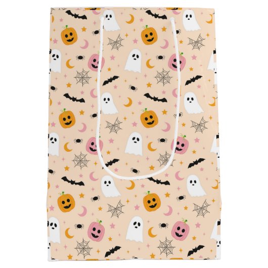 Ich bin wie buchstäblich tot Spooktacular Fun Hall Mittlere Geschenktüte (Rückseite)