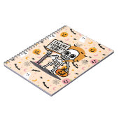 Ich bin wie buchstäblich tot Spooktacular Fun Hall Notizblock (Linke Seite)