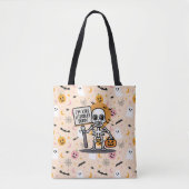 Ich bin wie buchstäblich tot Spooktacular Fun Hall Tasche (Vorderseite)