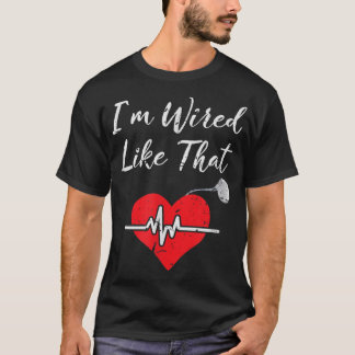Ich bin wie diese ICD-Operation verkabelt Herzschr T-Shirt