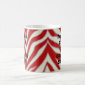 Ich bin wie ein Zebra, ich kann meine Streifen Kaffeetasse (Mittel)
