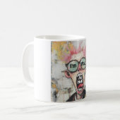 Ich bin wie Hölle Kaffee Tasse (Vorderseite Links)