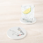 Ich bin wie mein Kaffee, dunkel, bitter und zu hei Getränkeuntersetzer (Seite)