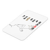 Ich bin wie mein Kaffee, dunkel, bitter und zu hei Magnet (Linke Seite)