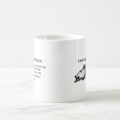 Ich bin wie Raccoon Kaffeetasse (Mittel)