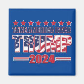 Ich bin wieder zurück Trump 2024 Magnet (Vorne)