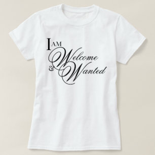 "Ich bin willkommen & erwünscht" ästhetische Freud T-Shirt