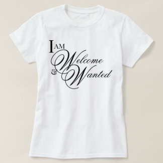 "Ich bin willkommen & erwünscht" ästhetische Freud T-Shirt