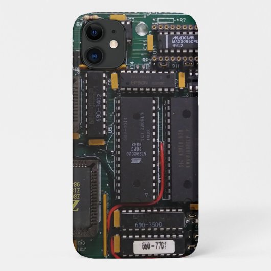 Ich bin wirklich Board PCB iPhone Case (Rückseite)