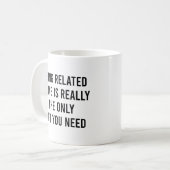 Ich bin wirklich das einzige Geschenk, das du brau Kaffeetasse (Vorderseite Links)
