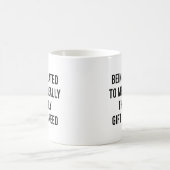 Ich bin wirklich das einzige Geschenk, das du brau Kaffeetasse (Mittel)
