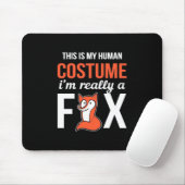 Ich bin wirklich ein Fuchs Mousepad (Mit Mouse)