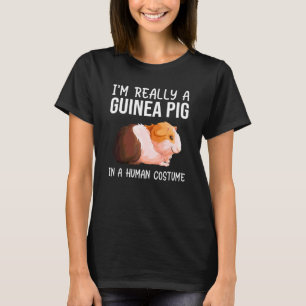 Ich bin wirklich ein Meerschweinchen in einem mens T-Shirt
