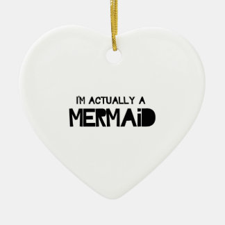 Ich bin wirklich eine Meerjungfrau Keramikornament