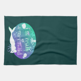 Ich bin wirklich eine Meerjungfrau Küchentuch