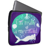 Ich bin wirklich eine Meerjungfrau Laptopschutzhülle (Vorne Rechts)