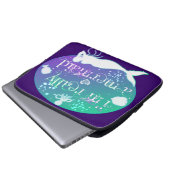 Ich bin wirklich eine Meerjungfrau Laptopschutzhülle (Vorne Knopf)