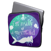 Ich bin wirklich eine Meerjungfrau Laptopschutzhülle (Vorderseite Links)