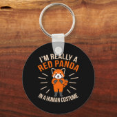Ich bin wirklich eine Niedliche Pandas-Liebe für Schlüsselanhänger (Vorderseite)