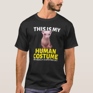 Ich bin wirklich eine Sphynx-Katze haarloses Bingu T-Shirt