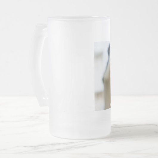 Ich bin wirklich schön mattglas bierglas (Vorderseite Links)