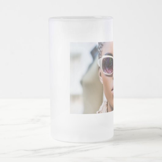 Ich bin wirklich schön mattglas bierglas (Mittel)