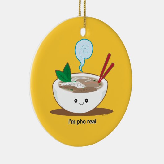 Ich bin wirkliches Pho Keramikornament (Rechts)