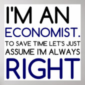 ICH BIN WIRTSCHAFTSPOLITIN POSTER (Vorne)