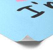 Ich bin wischt poster (Ecke)