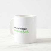 Ich bin Wissenschaftlerin Kaffeetasse (Vorderseite Links)