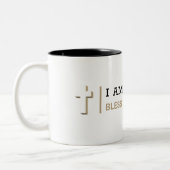 Ich bin wohl fähig – Jesaja 65,16 Tasse (Links)
