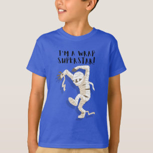 Ich bin Wrap Superstar Mummy Funny Halloween T-Shirt