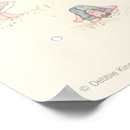 Ich bin wunderbar gemacht poster (Ecke)