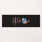 Ich bin würdig yogamatte (Rückseite (Horizontal))