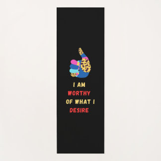 Ich bin würdig yogamatte