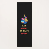 Ich bin würdig yogamatte (Rückseite)